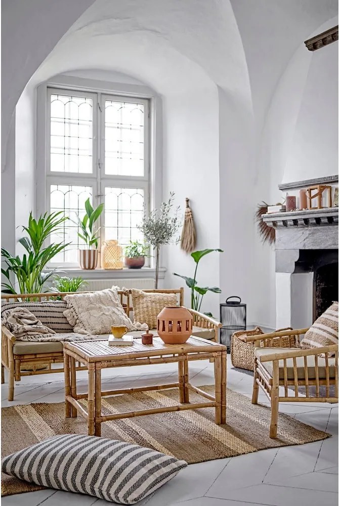 Sedia da giardino in bambù in colore naturale Sole - Bloomingville