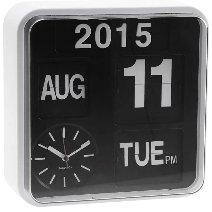 Mini orologio Flip bianco - Karlsson