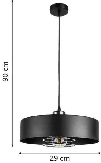 Lampadario a sospensione con filo VEST 1xE27/60W/230V