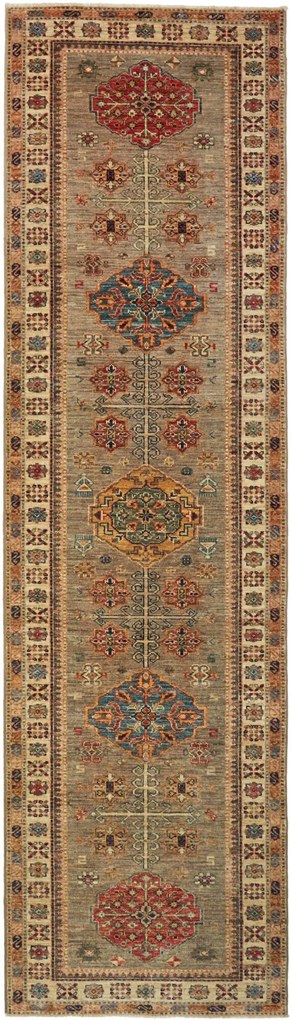 Kazak Tappeto orientale 80 x 300 Beige (Pakistan) Annodato A Mano