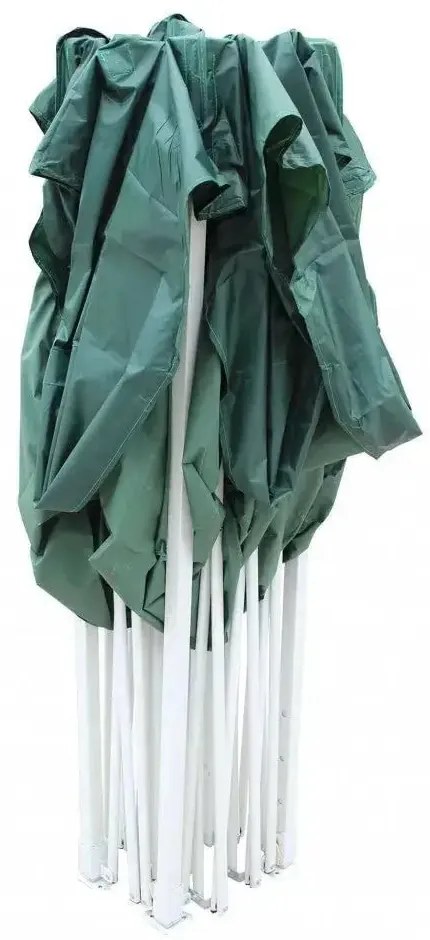Gazebo Party 3x4,5 - Telo in poliestere Verde 420D con struttura in metallo