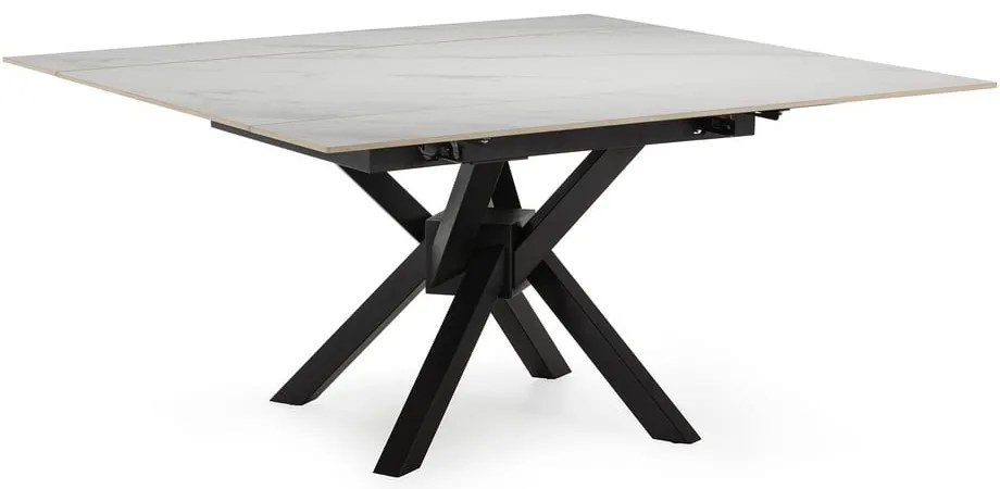 Tavolo da pranzo allungabile con piano aggiuntivo in pietra 90x150 cm Arlene - Marckeric