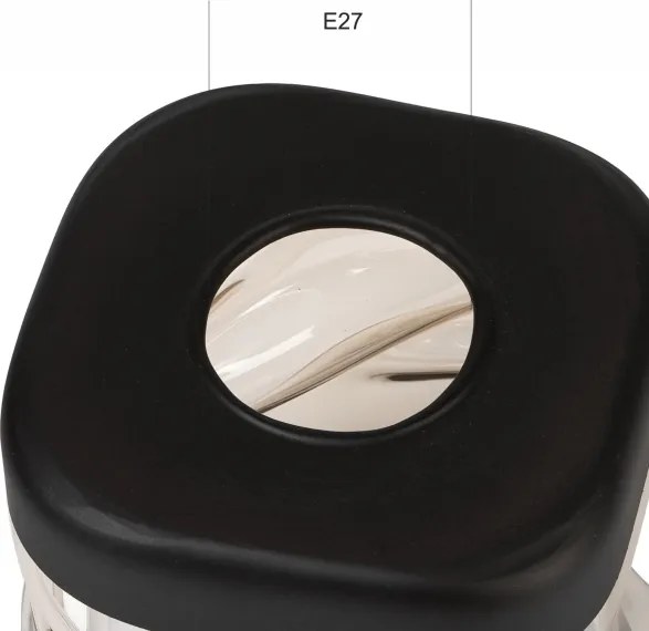 Vetro di ricambio HUGO E27 diametro 9,5 cm