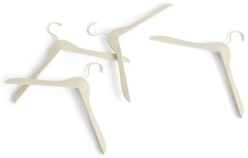 HAY - Coat Hanger Set of 4 Cream HAY