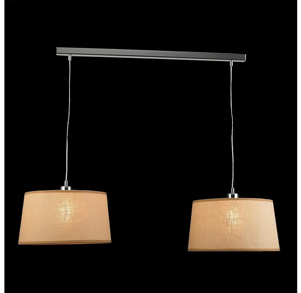 Luxera 18053 - COMBO Lampadario a sospensione 2xE27/60W/230V