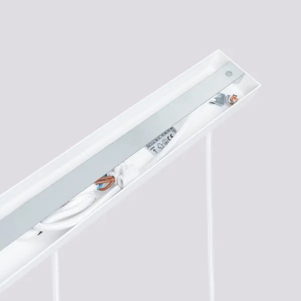 Sollux SL.1537 - Lampadario a sospensione con filo KARBON 3xGU10/10W/230V bianco