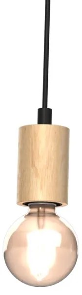 Lampadario a plafone VIGA 3xE27/60W/230V legno