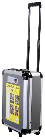 Valigetta in alluminio con attrezzi 186 pz