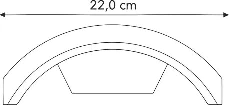Brilagi - Applique a LED da esterno ARCELO LED/8W/230V IP54