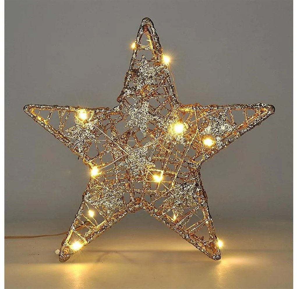 Solight 1V240 - Decorazione natalizia LED 14xLED/2xAA stella