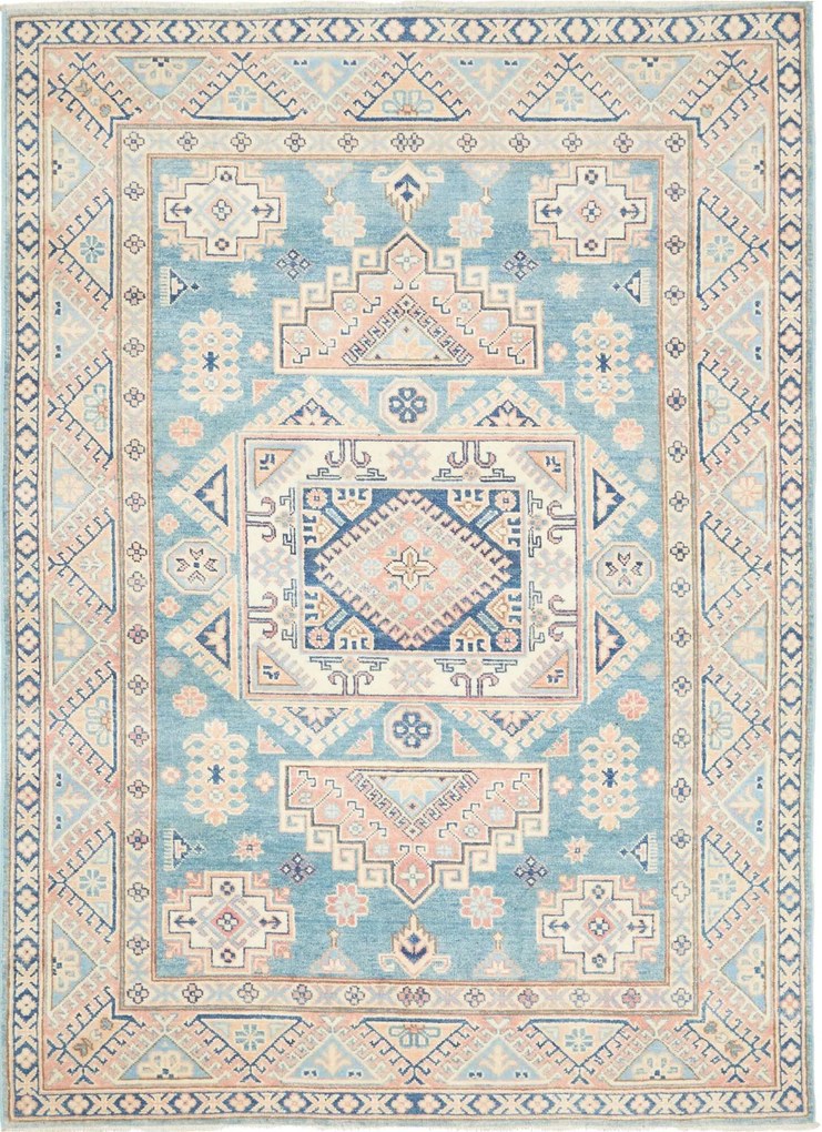 Kazak Tappeto 210x150 (Pakistan) Annodato A Mano