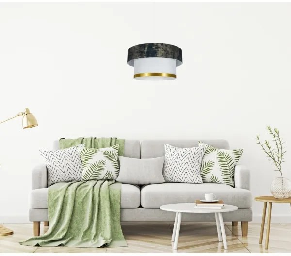 Lampadario a sospensione con filo RESSA 1xE27/60W/230V verde