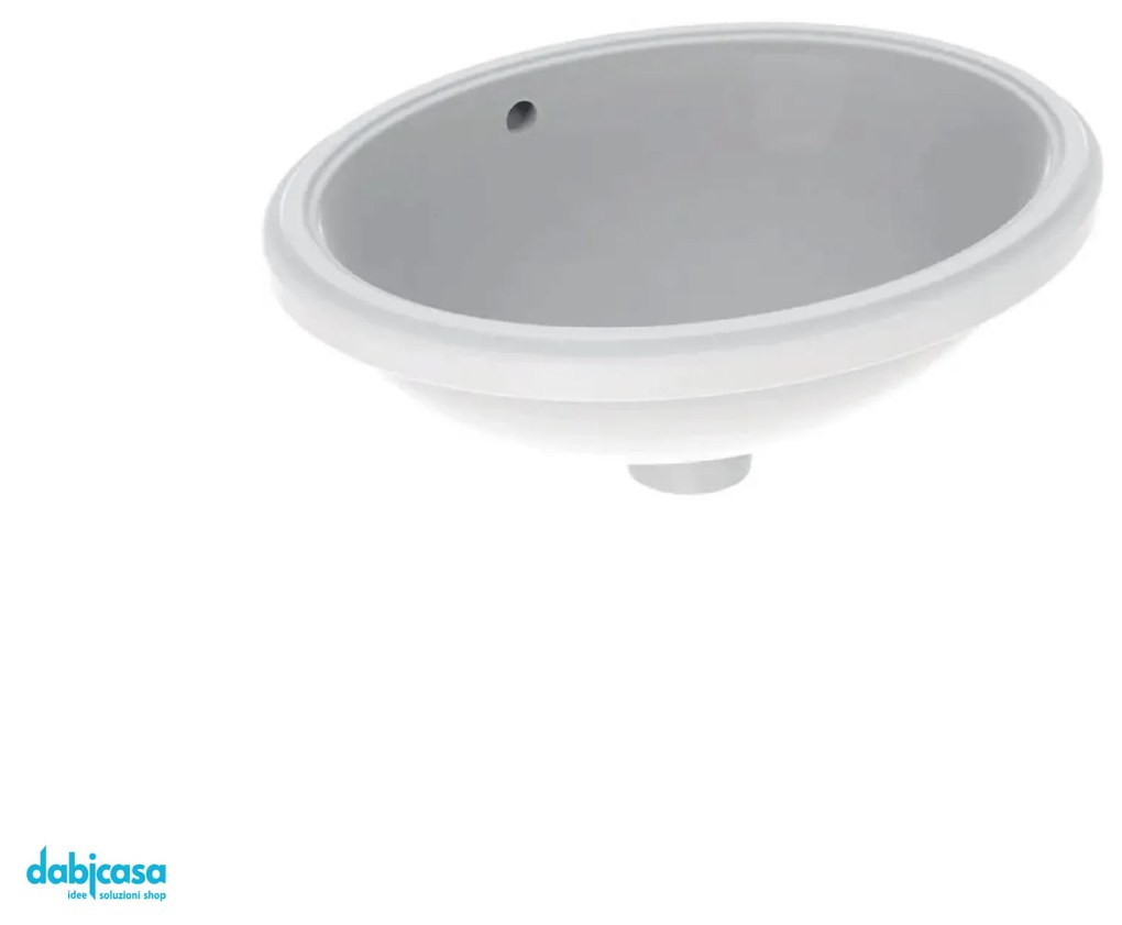 Lavabo Sotto Piano "VariForm" Da 56x40 Cm Finitura Bianco Lucido