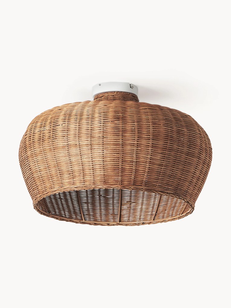 Lampada da soffitto in rattan Krisa