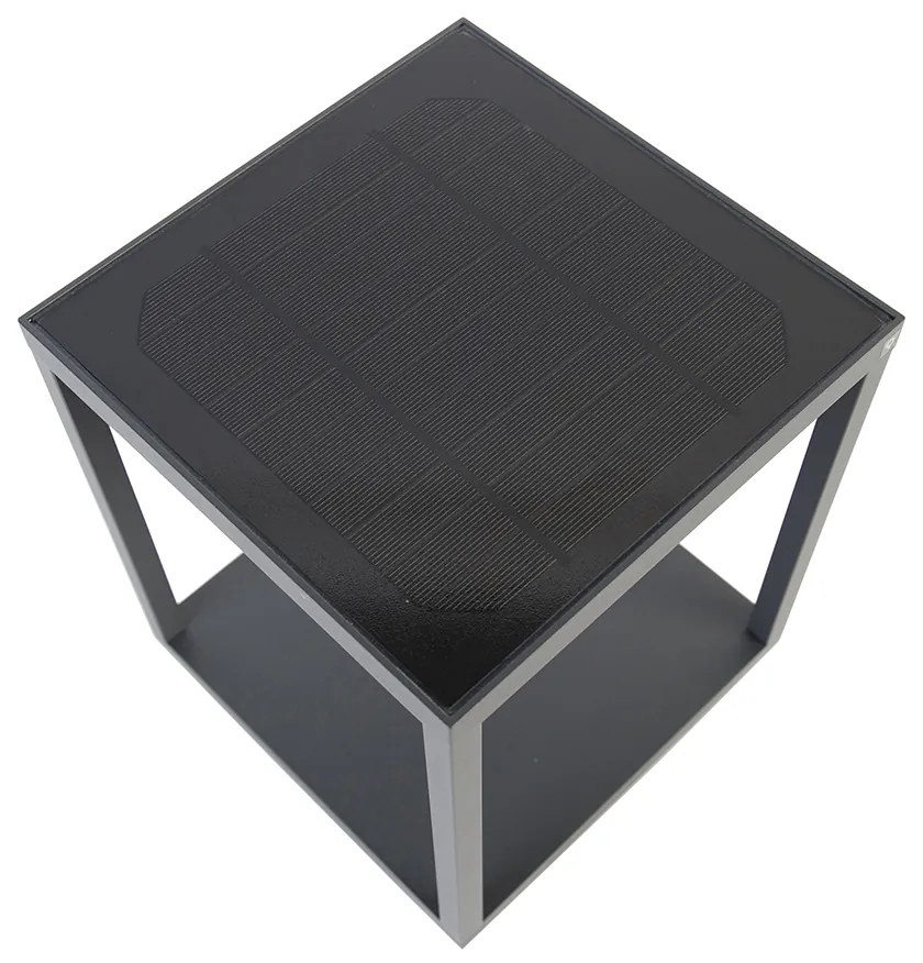 Lampada da terra per esterni con pannello solare