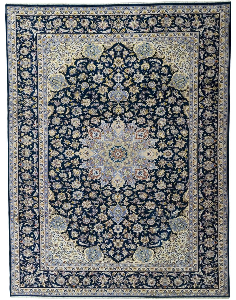 Najafabad Tappeto persiano 300x390 Blu (Iran) Annodato A Mano