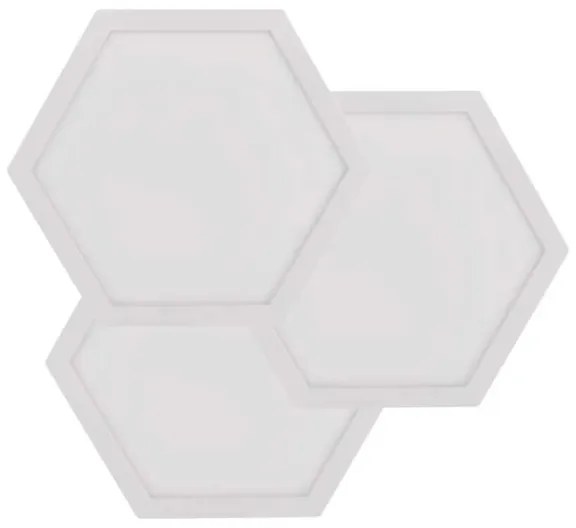 Set espansione 3x pannelli LED RGBIC dimmerabili 1,8W 230V Wi-Fi Tuya