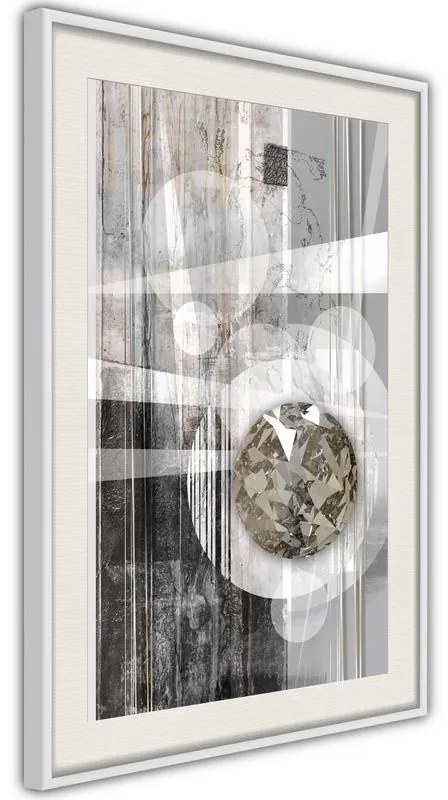 Poster  Hidden Diamond  Cornice Quadri Cornice nera con pass-partout, Larghezza x Altezza Home decor 20x30