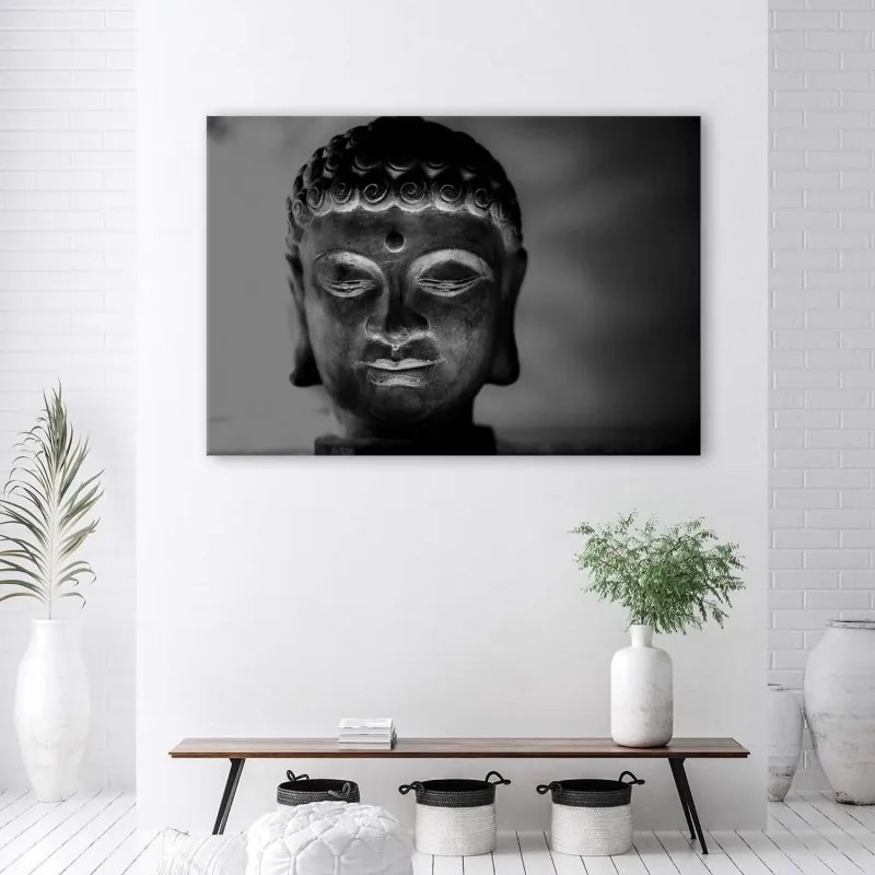 Quadro su tela, Buddha Positivo  Dimensioni 100x70