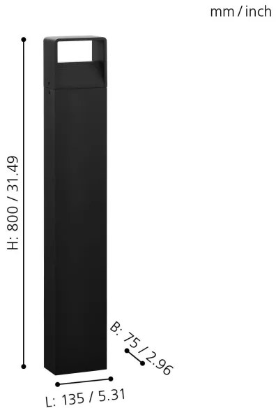 Eglo 98272 - Lampada LED da esterno DONINNI LED/6W/230V IP44