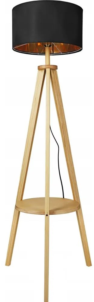 Lampada da terra 1xE27/40W/230V nera