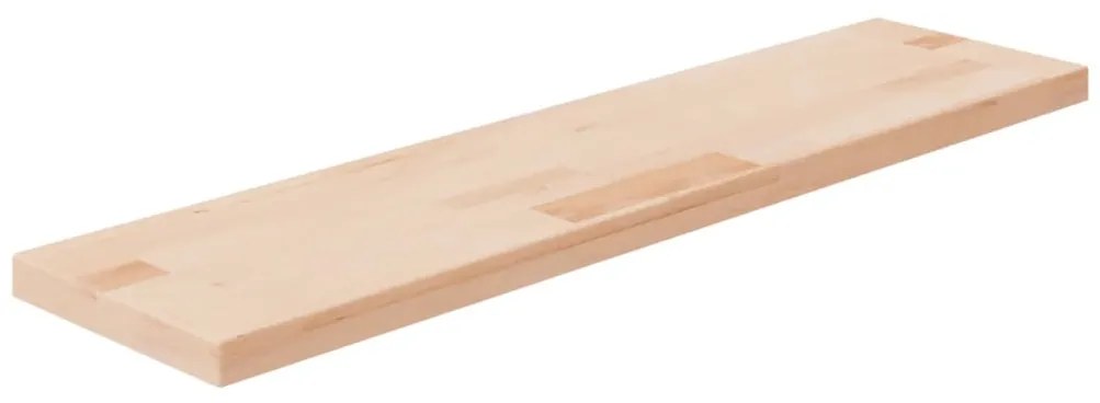 Ripiano 80x20x2,5 Cm Legno Massello Di Rovere Non Trattato /