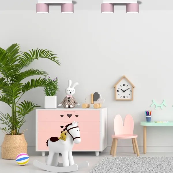 Plafoniera DIXIE 2xGX53/11W/230V rosa