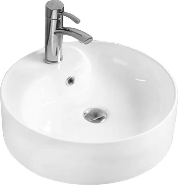 Mexen Lila lavandino da appoggio 46 x 46 cm, bianco - 21824600