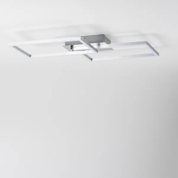 Plafoniera LED/17W/230V cromo opaco
