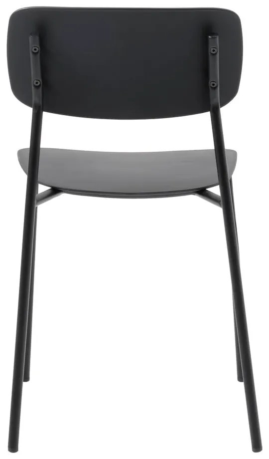 Sedie da pranzo in set nere 2 pz Kirkland – Unique Furniture