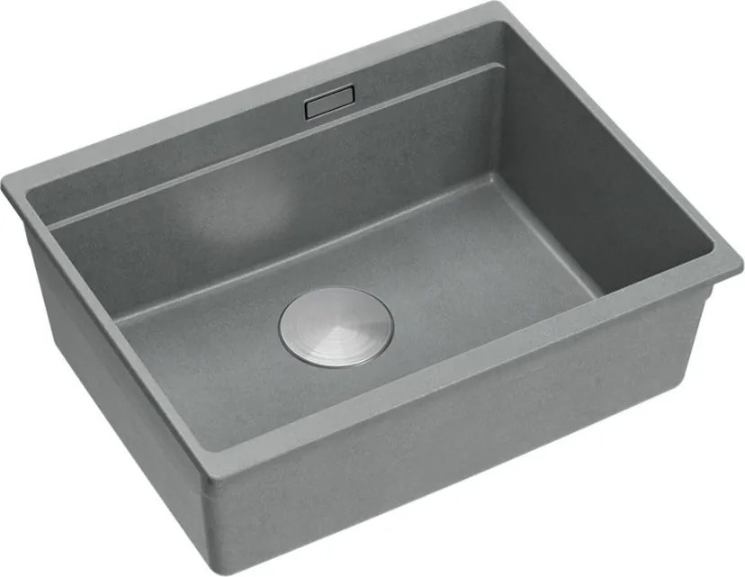 Lavello in granito Logan 100 Grey Metallic