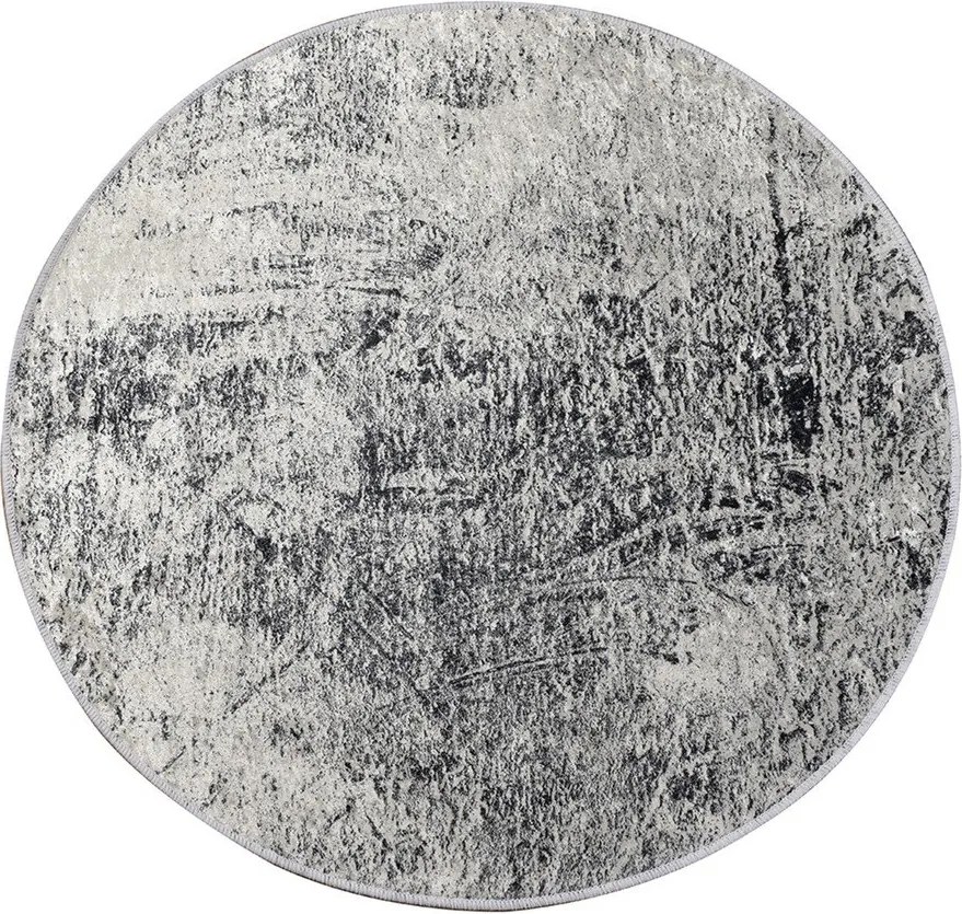 Tappetino per il bagno grigio ø 100 cm Evidence – Foutastic