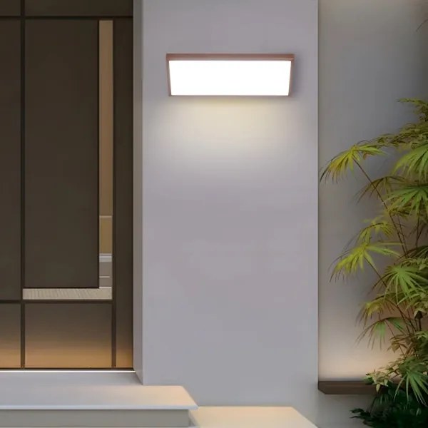 Brilagi - Applique da esterno LED TRIANGLE/42W/230V 3000/4000/6500K marrone IP65