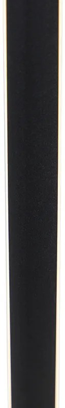 Lampada da terra nera con LED e dimmer touch a 3 livelli di luminosità - Line-up