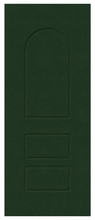Pannello per porta d'ingresso P085 pellicolato pvc verde L 92  x H 210.5 cm, Sp 6 mm apertura reversibile