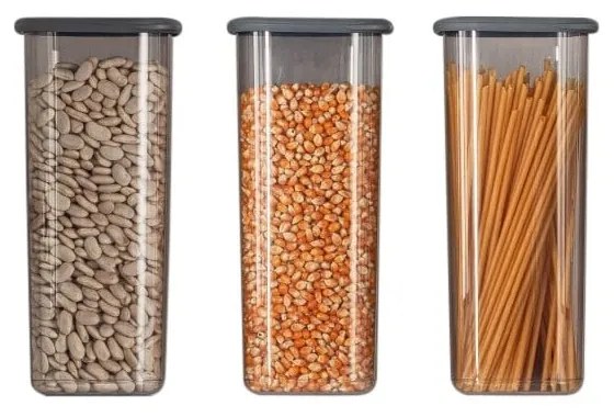 Dózy v sadě 3 ks na sypké potraviny Fresco – Hermia
