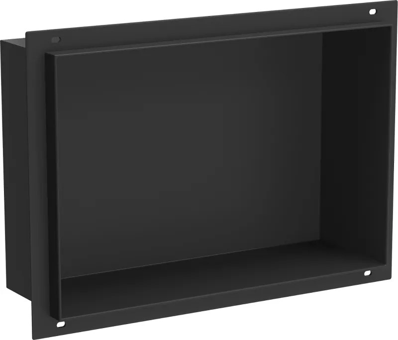 Mexen X-Wall-NR mensola da incasso senza cornice 30 x 20 cm, nera - 1971302010