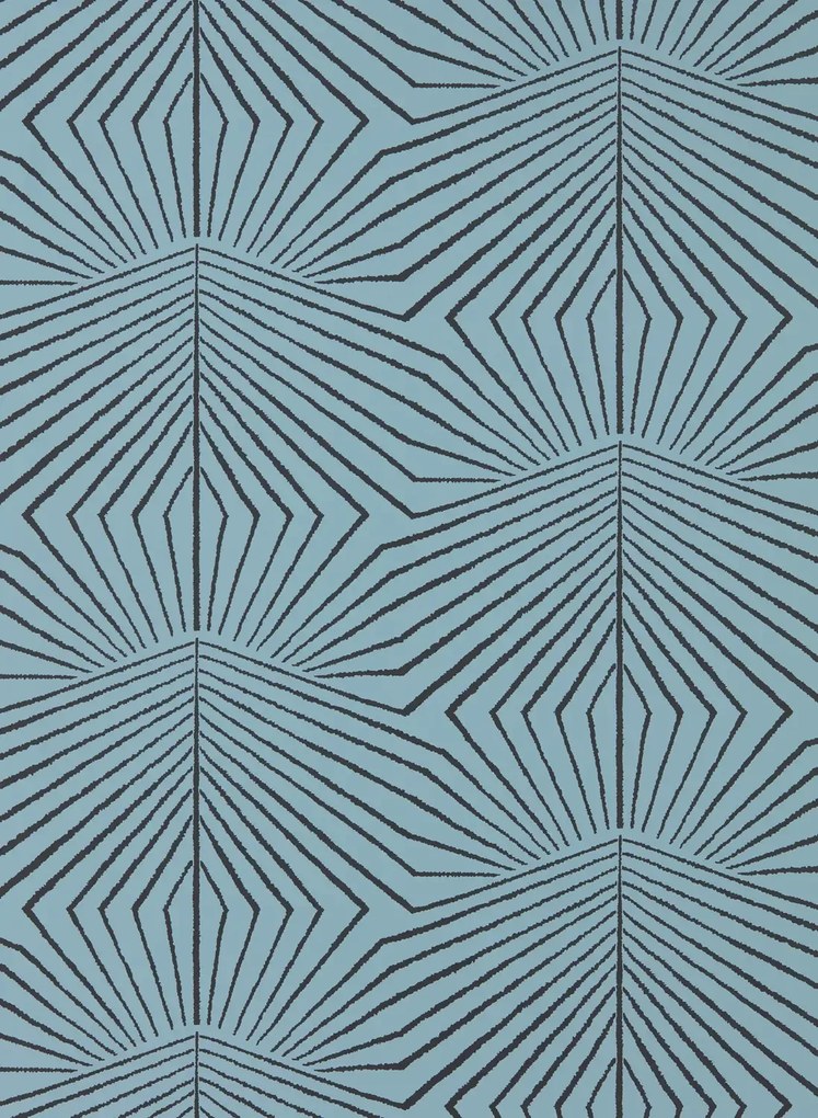 Harlequin Tapete Dawning - Copenhagen Blue/ Ritual