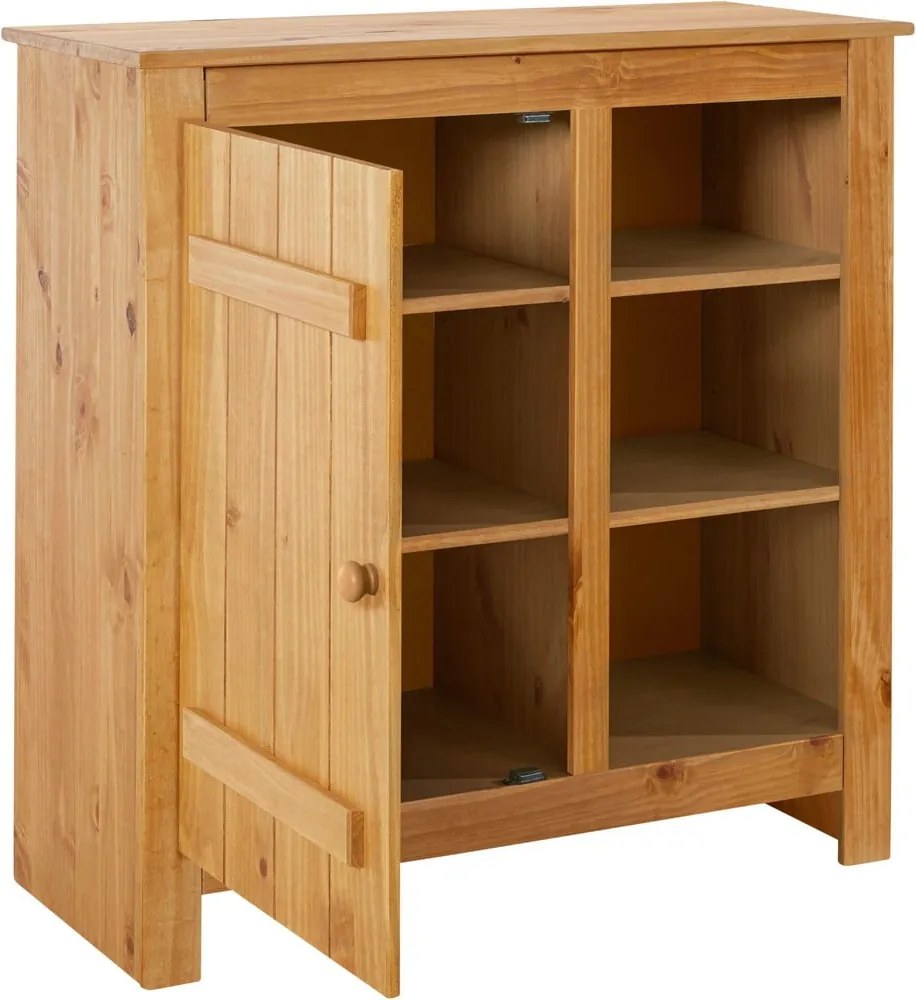 Madia in legno di pino di colore naturale 90x90 cm Bertram - Støraa