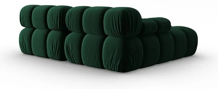 Divano in velluto verde 191 cm Bellis - Micadoni Home