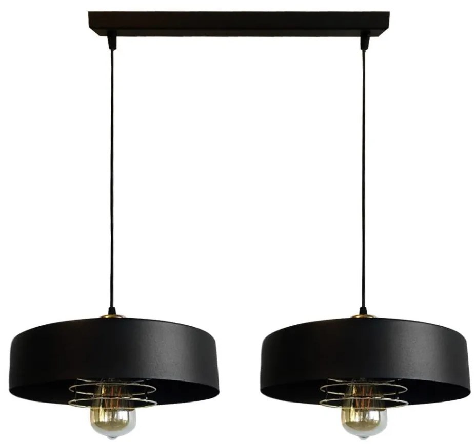 Lampadario a sospensione con filo VEST 2xE27/60W/230V