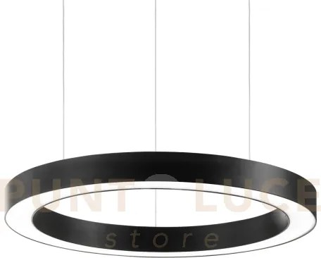 Oracle sospensione led 3000k 35w 4100 lm nera d.70cm