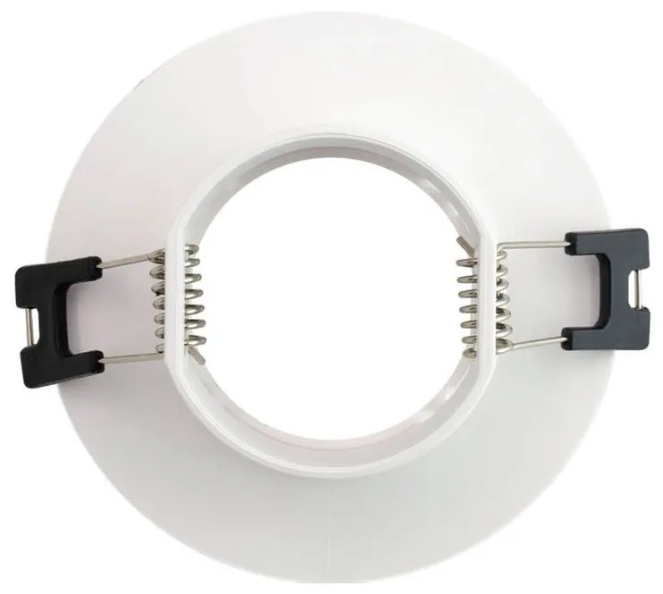 Faretto da Incasso Fisso Bianco in Policarbonato Foro Ø55-75mm