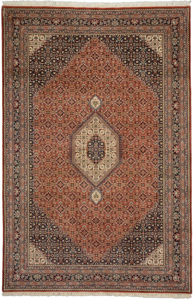 Bidjar Tappeto orientale 300x200 Rosso (Indian) Annodato A Mano