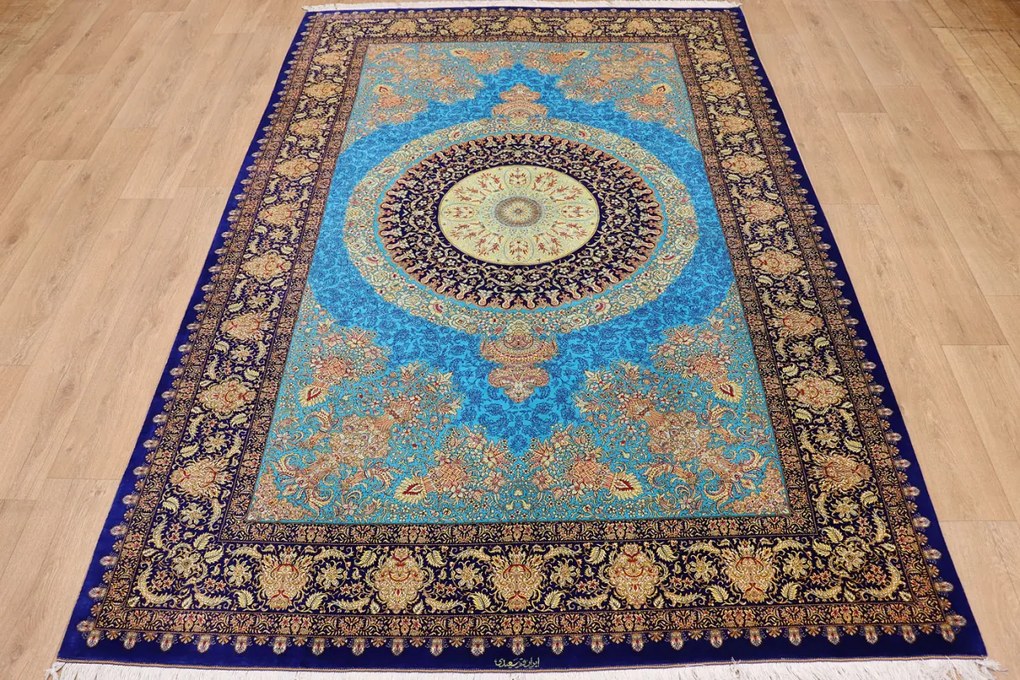 Ghom Tappeto 300 x 200 (Iran) Annodato A Mano