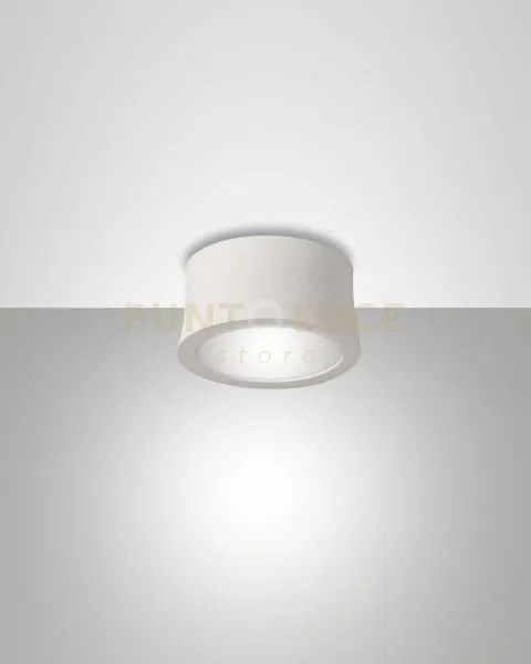 Ponza luce spot bianca a led 3000k 540lm 7w in alluminio ip20