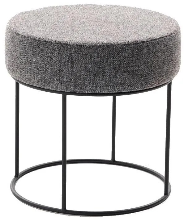 Pouf RELO Ø 40 cm antracite