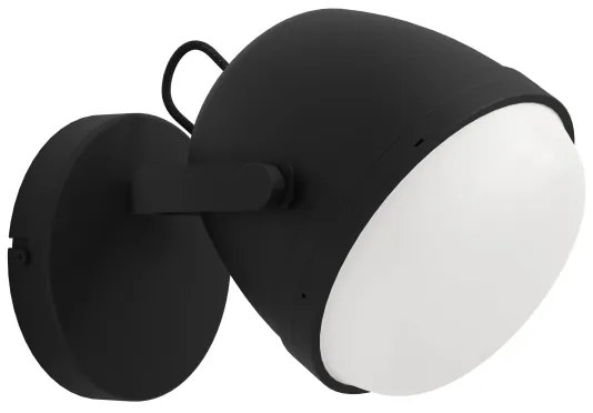 Eglo 390081 - Applique UPANEMA 1xE27/28W/230V nero