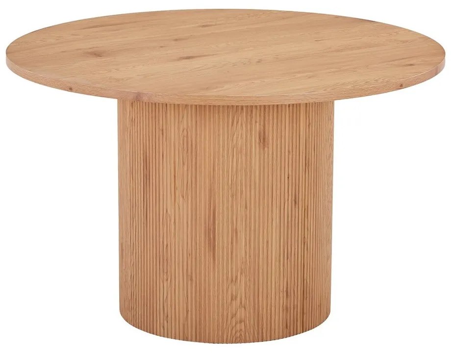 Tavolo da pranzo rotondo effetto pioppo ø 120 cm Boavista - House Nordic