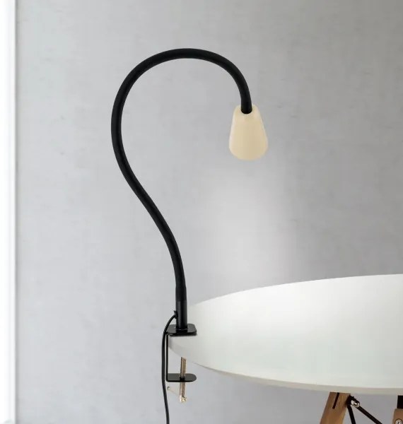 Orion - Lampada da tavolo flessibile con clip DOTTY 1xGU10/10W/230V beige/nero